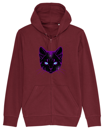 Galactic Cat Burgundy