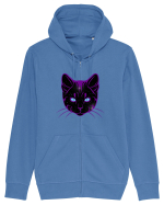 Galactic Cat Hanorac cu fermoar Unisex Connector