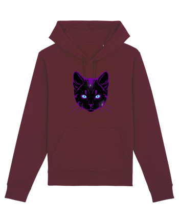 Galactic Cat Burgundy