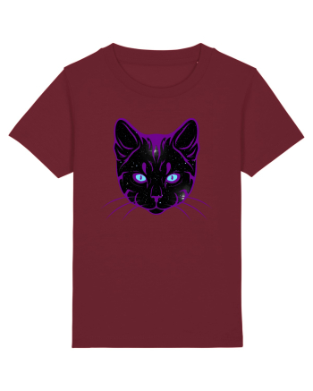 Galactic Cat Burgundy