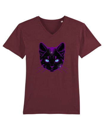 Galactic Cat Burgundy