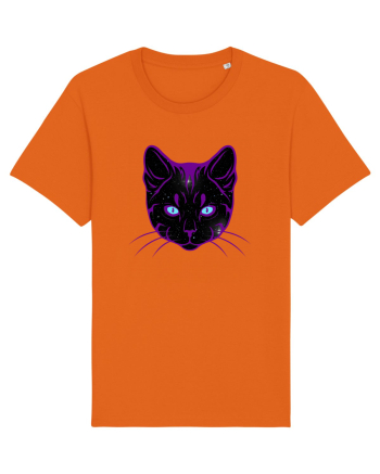 Galactic Cat Bright Orange