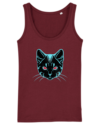 Galactic Cat Burgundy