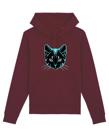 Galactic Cat Burgundy