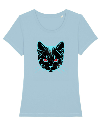 Galactic Cat Sky Blue
