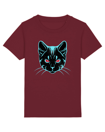 Galactic Cat Burgundy