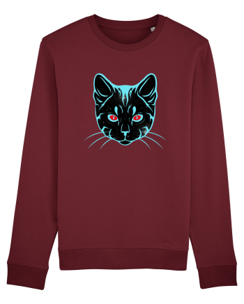 Galactic Cat Burgundy