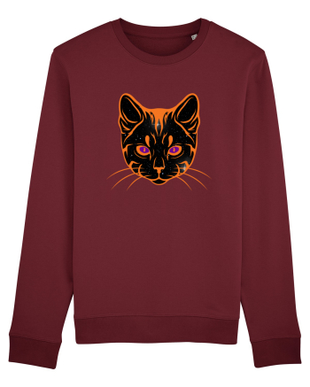 Galactic Cat Burgundy
