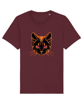 Galactic Cat Burgundy