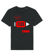I vlog Tricou mânecă scurtă Unisex Rocker