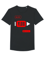 I vlog Tricou mânecă scurtă guler larg Bărbat Skater
