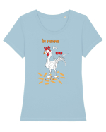 În penne de idei Tricou mânecă scurtă guler larg fitted Damă Expresser