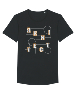 Arhitect Tricou mânecă scurtă guler larg Bărbat Skater