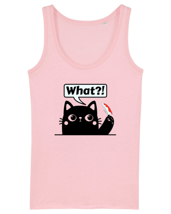Funny Killer Kitty Cotton Pink