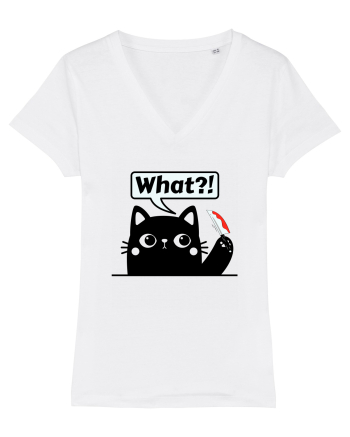 Funny Killer Kitty White