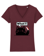 Funny Killer Kitty Tricou mânecă scurtă guler V Damă Evoker