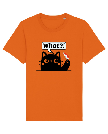 Funny Killer Kitty Bright Orange