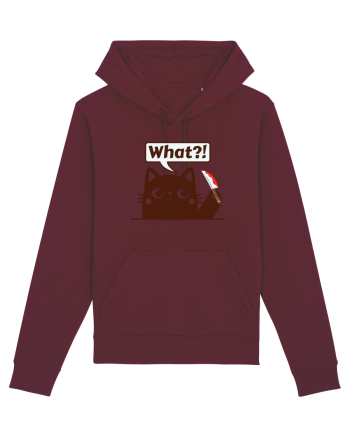Funny Killer Kitty Burgundy