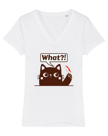 Funny Killer Kitty White