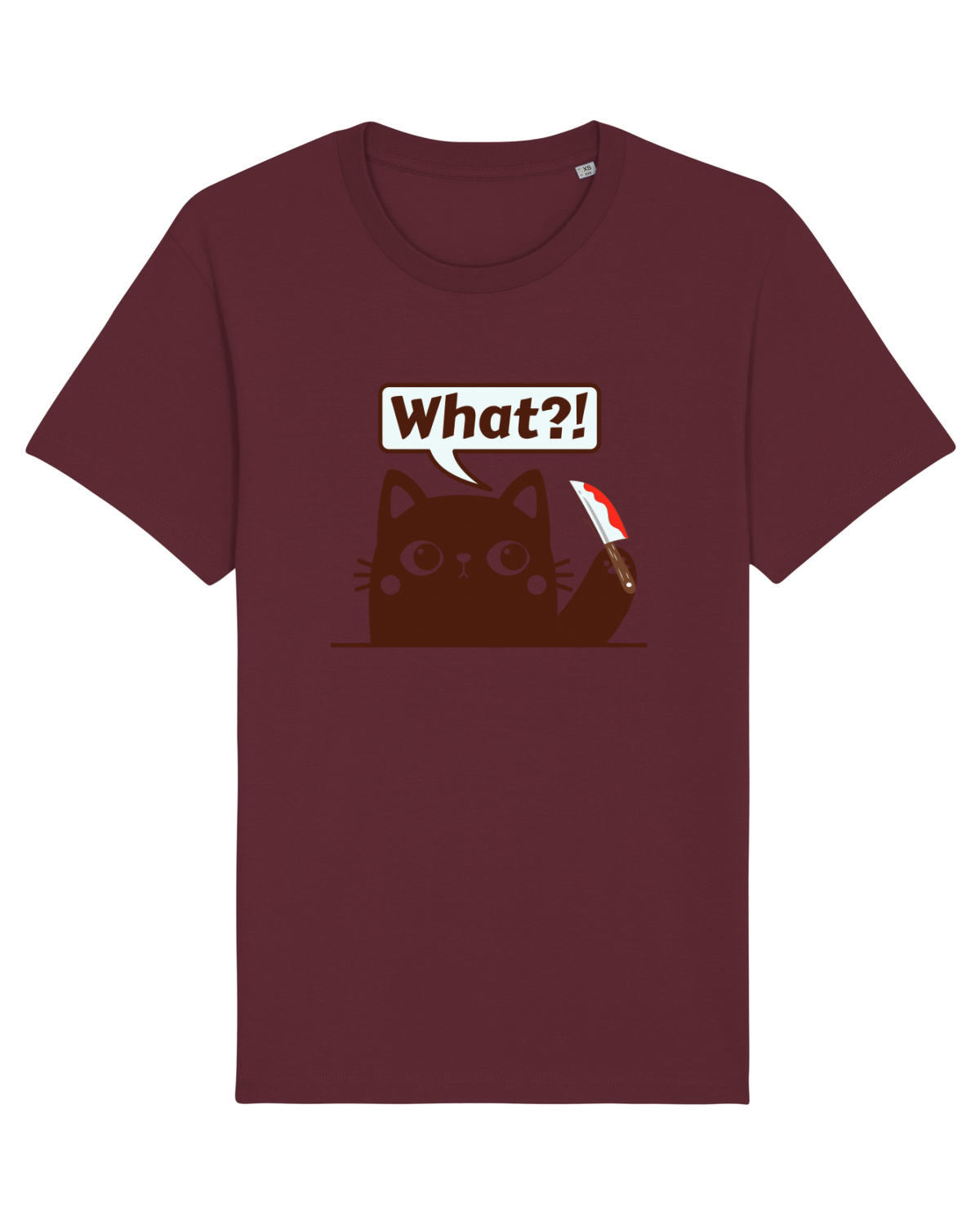 Tricou mânecă scurtă Unisex Rocker Burgundy