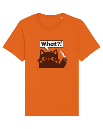 Funny Killer Kitty Bright Orange