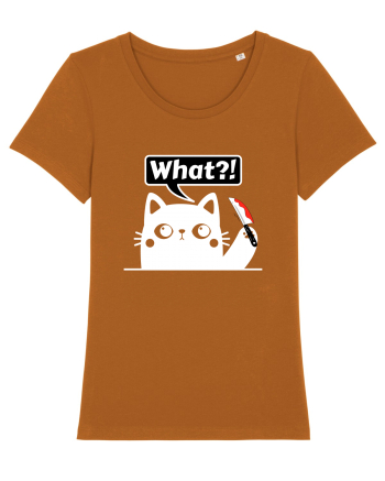 Funny Killer Kitty Roasted Orange