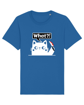 Funny Killer Kitty Royal Blue