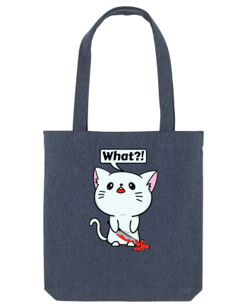 Funny Killer Kitty Midnight Blue