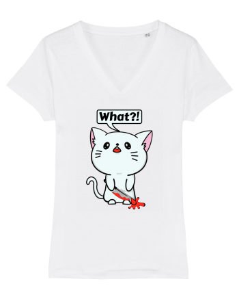 Funny Killer Kitty White