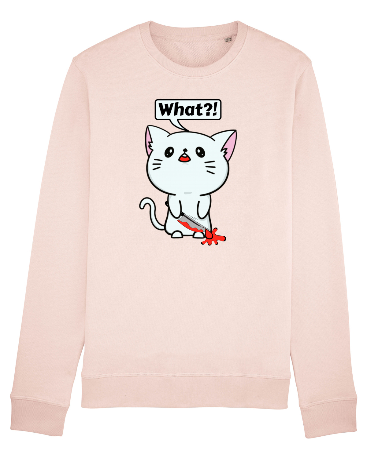 Bluză mânecă lungă Unisex Rise Candy Pink