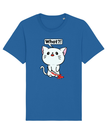 Funny Killer Kitty Royal Blue