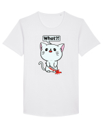 Funny Killer Kitty Tricou mânecă scurtă guler larg Bărbat Skater