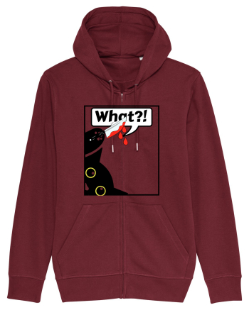 Funny Killer Kitty Burgundy