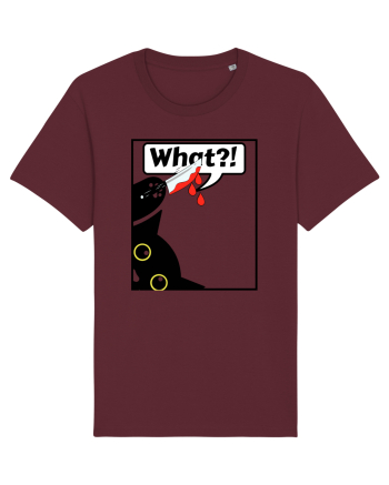 Funny Killer Kitty Burgundy