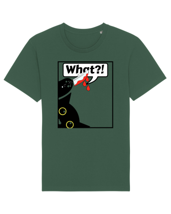 Funny Killer Kitty Bottle Green