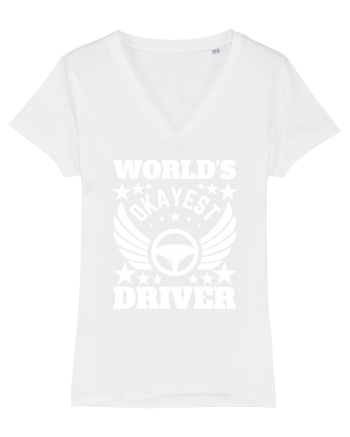 World'S Okayest Driver White