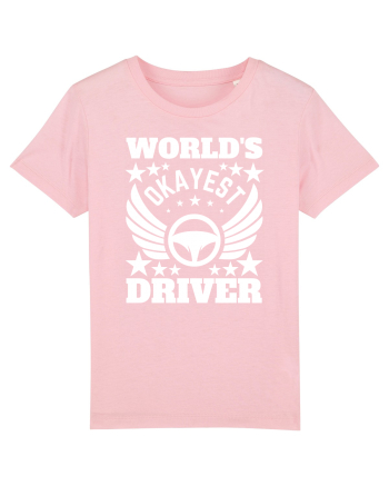 World'S Okayest Driver Cotton Pink