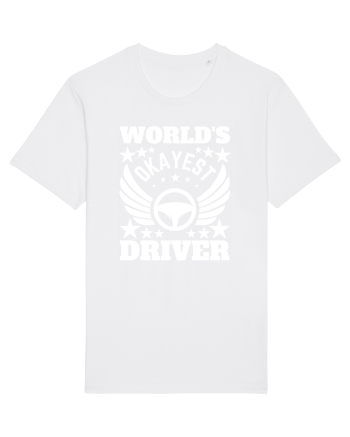 World'S Okayest Driver White
