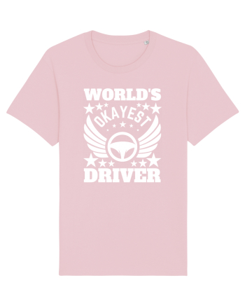 World'S Okayest Driver Cotton Pink