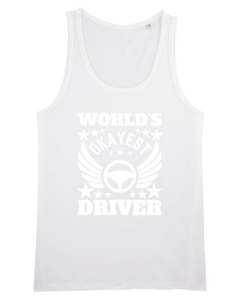 World'S Okayest Driver White