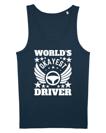 World'S Okayest Driver Navy
