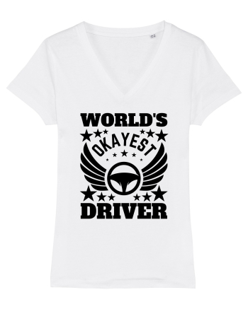 World'S Okayest Driver White