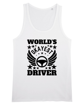 World'S Okayest Driver White