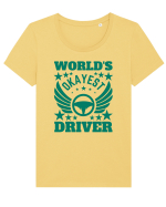World'S Okayest Driver Tricou mânecă scurtă guler larg fitted Damă Expresser