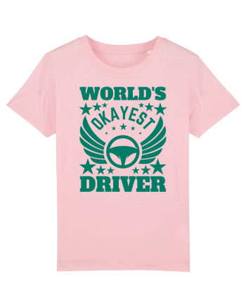 World'S Okayest Driver Cotton Pink
