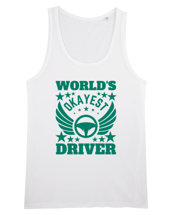 World'S Okayest Driver White