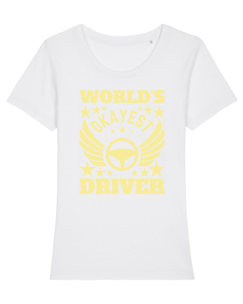 World'S Okayest Driver White