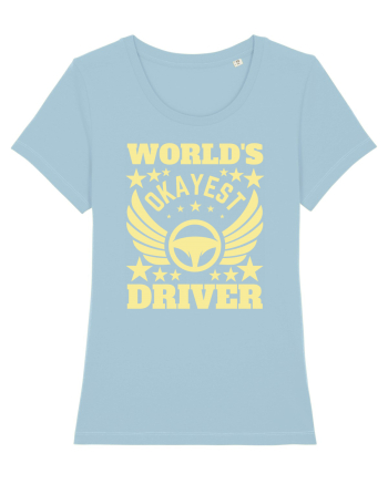 World'S Okayest Driver Sky Blue