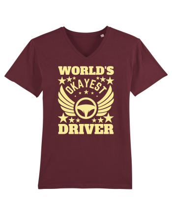 World'S Okayest Driver Burgundy