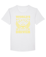 World'S Okayest Driver Tricou mânecă scurtă guler larg Bărbat Skater